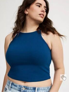 Torrid Foxy High Neck Crop Top